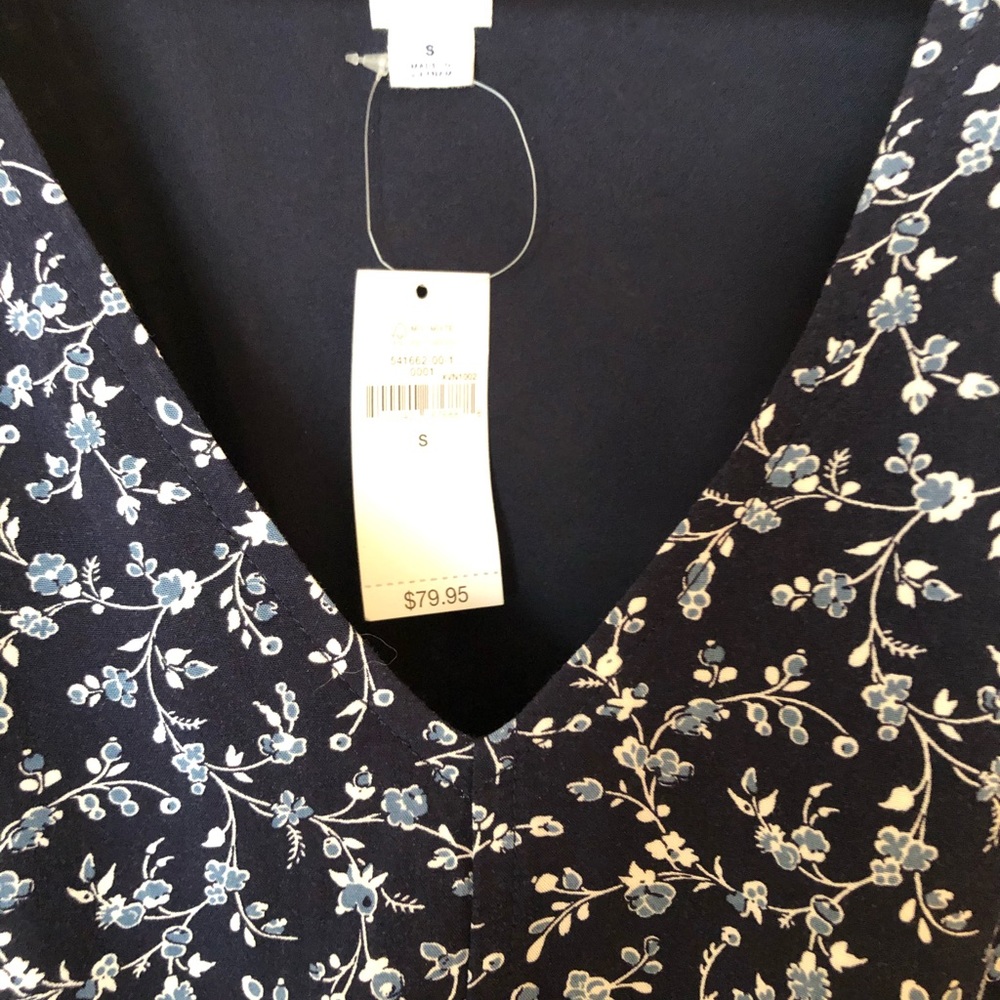 Vintage GAP Floral Ruffle Sleeve Midi Dress - Picture 4 of 5